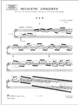 Concerto pour Piano N° 2 - SAINT-SAËNS - Partition - Piano